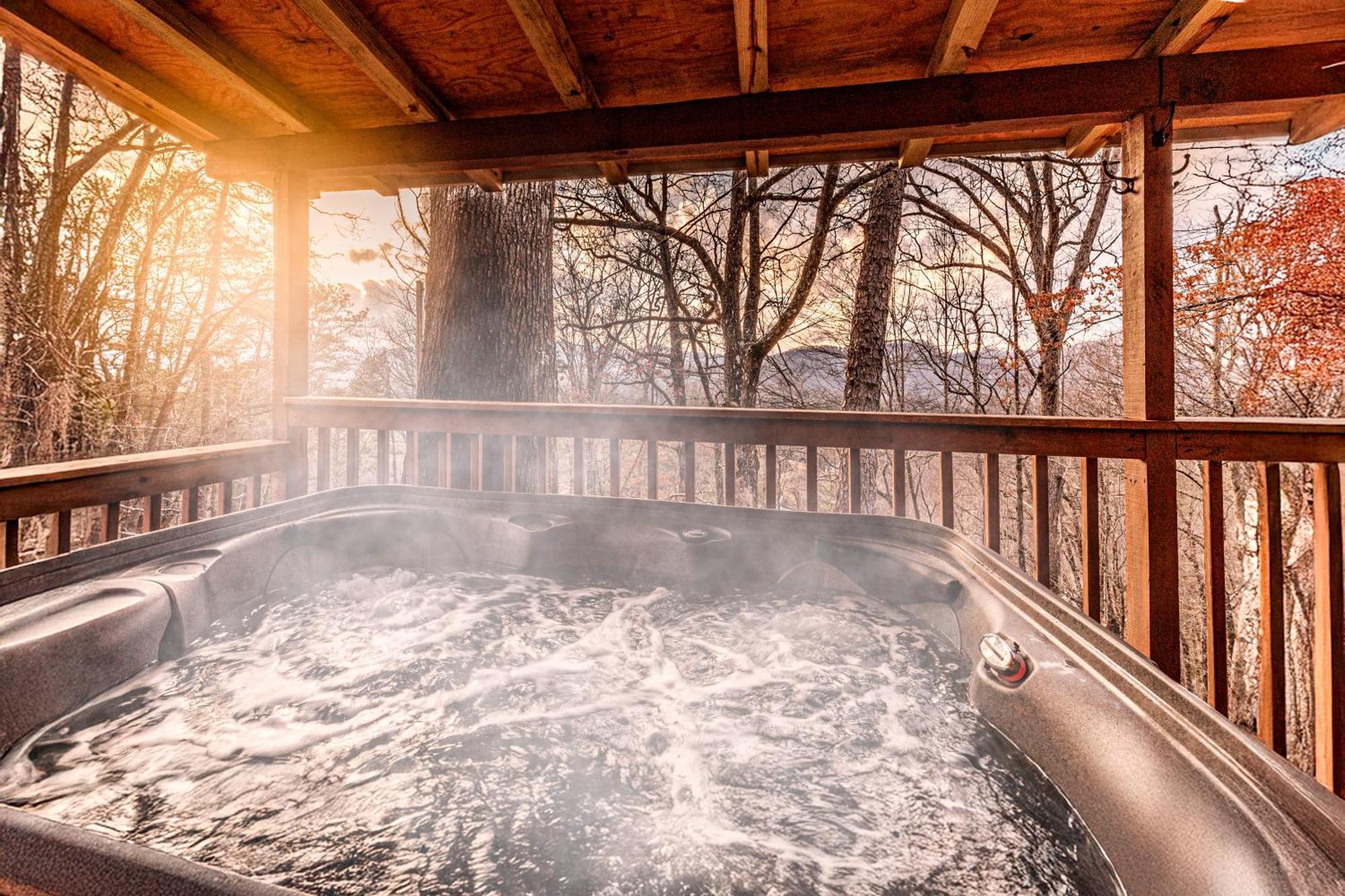 Whiskey Run Cabin, Spectacular Mountain Views Bryson City Eksteriør bilde